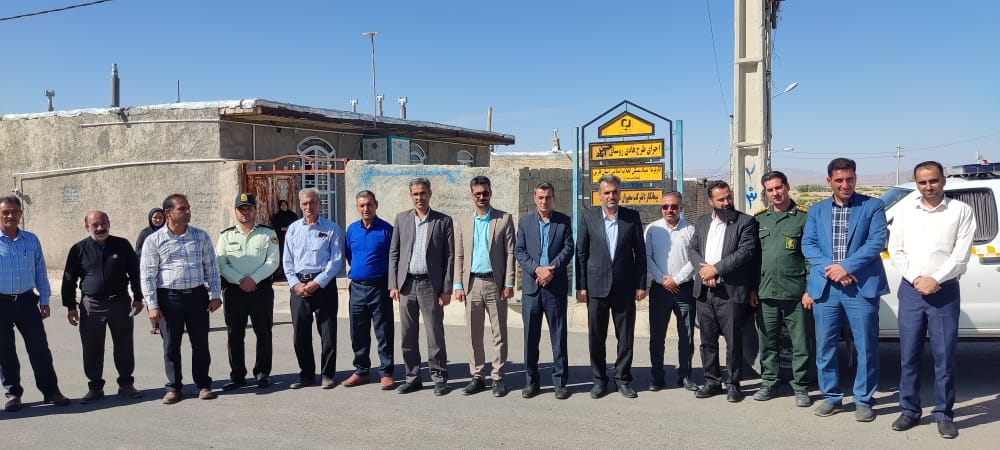 افتتاح پروژه عمرانی روستای حسن آباد