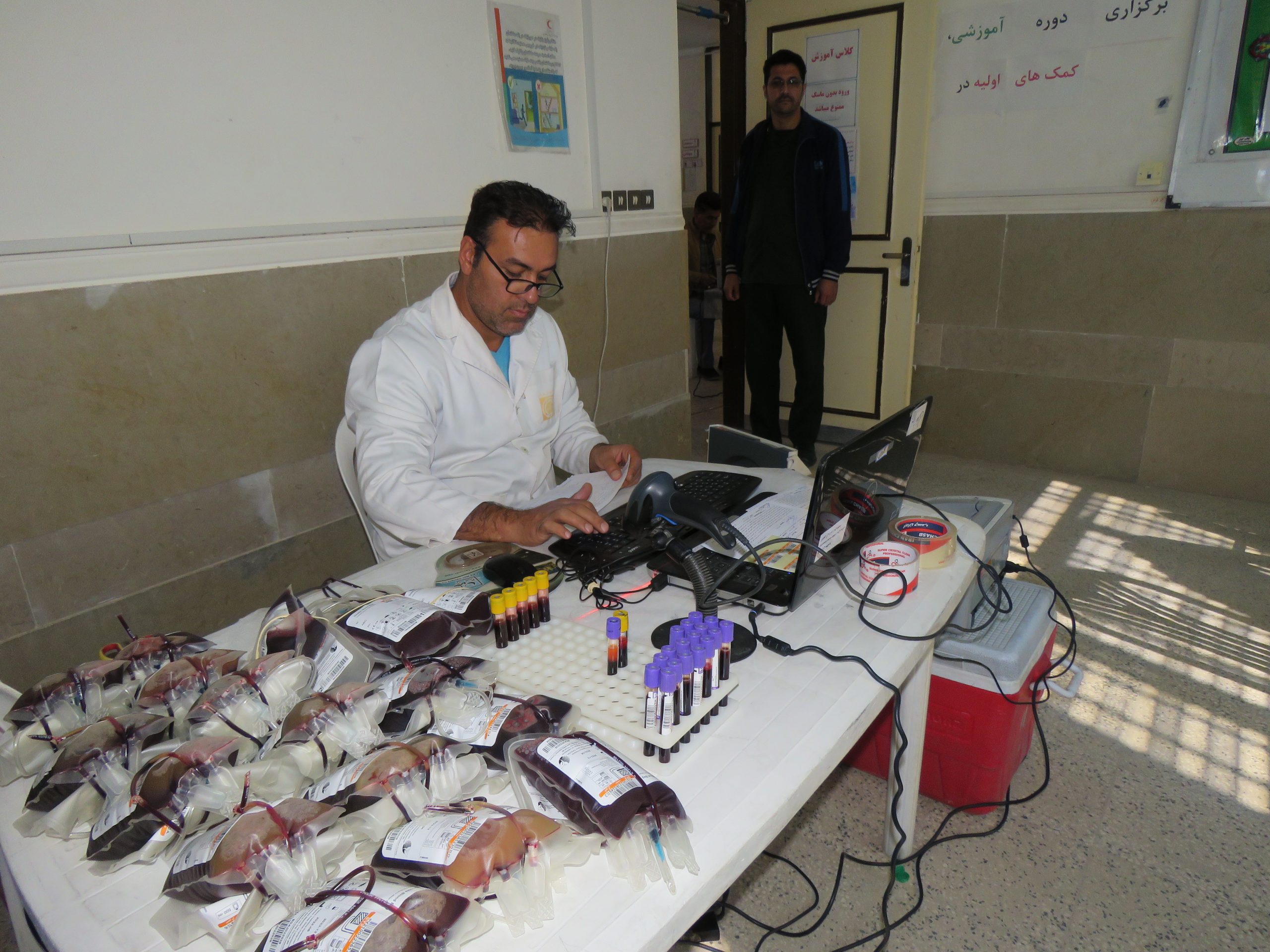 اهدای ۴۱۰۰۰ سی سی خون توسط مردم خرامه