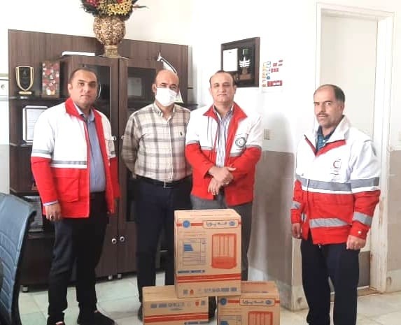 اهدا سه دستگاه بخاری برقی به بیمارستان جواد الائمه شهرستان خرامه