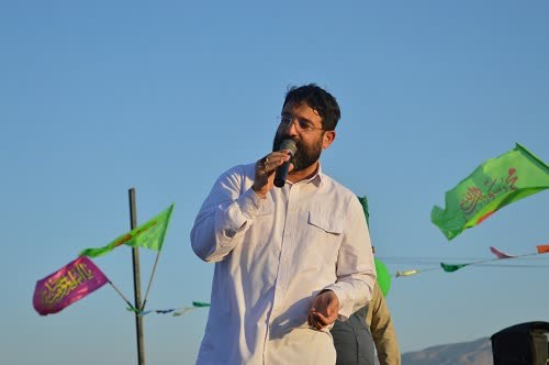 برگزاری جشن عید قربان با حضور خواننده سرود سلام فرمانده در خرامه