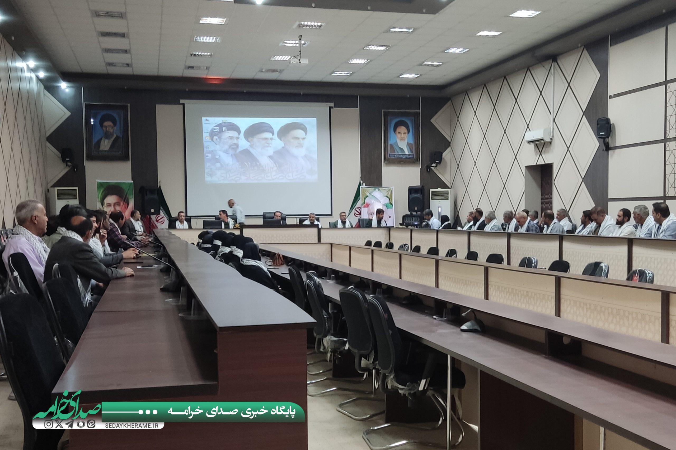 گردهمایی یادگاران دفاع مقدس جنگ های تحمیلی اول،دوم و سوم در خرامه